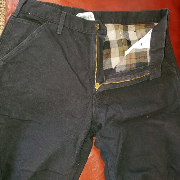 carhartt fleece lined carpenter jeans